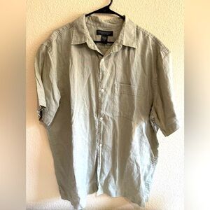 Banana Republic Olive Button Down Shirt